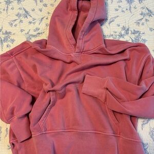 ABERCROMBIE ESSENTIAL HOODIE-PINK-SIZE S/M